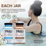 Spazazz Hot Tub Aromatherapy Spa and Bath Salts Crystals 2 Pack Bundle- One 19 Oz Jar Each Spazazz Muscle Therapy and Joint Therapy Plus a 5 Point Massager- Safe for All Spa and Hot Tub - Image 3