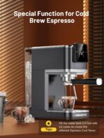 KEENSTAR 20Bar Espresso Machine with Rapid Cold Brew, Hot & Iced Coffee Machine, Espresso Maker with Milk Frother Steam Wand, Touch Screen with 40oz Water Tank for Latte, Cappuccino, Gift - Image 6
