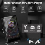 MP3 Player with Bluetooth and WiFi, 3GB RAM 32GB ROM, 4" Touch Screen, Parental Control, GMS, Android MP4 Player Compatible with Spotify, Audible, Music, FM, E-Book, Educational, Games - Image 5