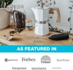 GROSCHE Milano Moka Stovetop Espresso Coffee Maker (3 Cup / 150 ml, White) - Image 9