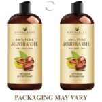 Handcraft Blends Jojoba Oil - Cold-Pressed 16 Fl Oz - 100% Pure and Natural Premium Grade Carrier Oil for Skin and Hair - Body Massage - Hexane-Free - Hair Relaxer for Tight Curls - Image 5