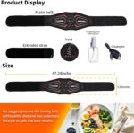 Fitness Belt,Model KLT-07,ABS Stimulator,Ab Machine,Abdominal Toning Belt,Fitness Training Ab Trainer Equipment for Home,Fitness Strength Training Workout Equipment for Men and Women Orange red - Image 7