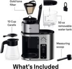 Braun MultiServe Plus 10-Cup Drip Coffee Maker - Hot & Cold Multi-Serve Brewer with Programmable Timer and Auto Start, Over Ice Function, Stainless Steel & Pod-Free Design, KF9270SI - Image 9