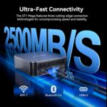 GEEKOM GT1 Mega AI Mini PC, with Intel 14th Gen Core Ultra 9 185H | 32GB DDR5 1TB NVMe SSD | Intel Arc Graphics | Dual 2.5G LAN & WiFi 7 | 8K Quad Display | Windows 11 Pro | 3-Year Warranty | SD Solt - Image 5