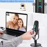 Microphone for Podcast, USB Microphone Kit for Phone, PC/Micro/Mac/Android,Professional Plug&Play Studio Mic with Stand for Gaming, Online Chatting, Videos, Voice Overs, Streaming - Image 6