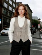 GRACE KARIN Women's Suit Vest Top, Dressy Casual Sleeveless Button Wasitcoat, Fromal Steampunk Blazer For Work Office - Image 5