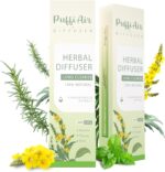 Herbal Diffuser Upgraded with Extracts of Mullein, Thyme and Mint for Cleansing Lungs, Improving Breathing and Oral Air Freshening - 2 Sticks 1Pack - Image 8