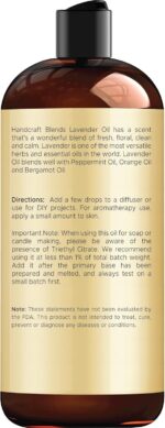 Handcraft Blends Lavender Essential Oil - Huge 16 Fl Oz - for Candle Making, Soap Making, Diffusers, and Aromatherapy - Image 3