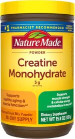 Nature Made Creatine Monohydrate Powder 5 g per Serving, Unflavored Drink Mix Powder, Muscle Support, 450 g, 90 Day Supply - Image 2