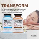 Spazazz Hot Tub Aromatherapy Spa and Bath Salts Crystals 2 Pack Bundle- One 19 Oz Jar Each Spazazz Muscle Therapy and Joint Therapy Plus a 5 Point Massager- Safe for All Spa and Hot Tub - Image 6