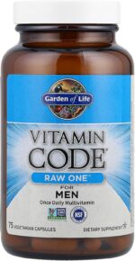 Garden of Life Vitamin Code Raw One for Men, Once Daily Multivitamin, 75 Capsules, One a Day Mens Vitamins Plus Fruit, Veggies & Probiotics for Mens Health, Vegetarian Multivitamins - Image 4
