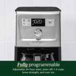 Cuisinart Coffee Maker, PerfecTemp 14-Cup Programmable Coffeemaker with Over Ice, 1-4 Cup Settings, Adjustable 24-Hour Start and Auto-Shut-Off Times, 30 Minute Keep Warm, Stainless Steel, DCC-3500W - Image 4
