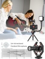 Smartphone Video Vlogging Kit Metal Microphone Light Tiktok YouTube Podcast Equipment for iPhone 15/14/13 Mini/Pro/Max, Android Smartphone (V-Master) - Image 7