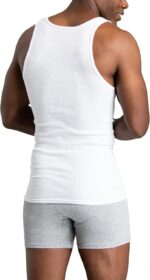 Fruit of the Loom Men's Sleeveless Tag Free Moisture Wicking Tank A-Shirt - Image 5