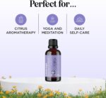 Unwind Aromatherapy Essential Oil Blend - Calming Essential Oils for Diffusers for Home Travel and Baths with Invigorating Pure Bergamot Patchouli and Citrus Essential Oils for Stress Support - Image 3