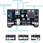 ELEGOO Upgraded Electronics Fun Kit w/Power Supply Module, Jumper Wire, Precision Potentiometer, 830 tie-Points Breadboard Compatible with Arduino, STM32 - Image 3
