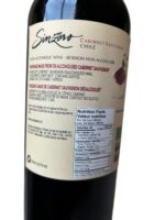 SINZERO Cabernet Sauvignon – Premium Non-Alcoholic Red Wine – Dealcoholized Cabernet Sauvignon – Aged in French Oak for a Smooth, Rich Flavor – Low Calories, Vegan Friendly – 750ml (25.4 Fl Oz) – Made in Chile - Image 3