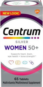 Centrum Silver Women's Multivitamin for Women 50 Plus, Multivitamin/Multimineral Supplement with Vitamin D3, B Vitamins, Non-GMO Ingredients, Supports memory and cognition in older adults - 65 Ct - Image 2