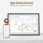 Dragon Touch 10.1 inch Digital Calendar Chore Chart – Interactive Touchscreen, Smart Family Planner, Hearth Display Desk Digital Calendar Seamless Scheduling Black - Image 6