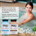 Spazazz Hot Tub Aromatherapy Spa and Bath Salts Crystals 2 Pack Bundle- One 19 Oz Jar Each Spazazz Muscle Therapy and Joint Therapy Plus a 5 Point Massager- Safe for All Spa and Hot Tub - Image 8