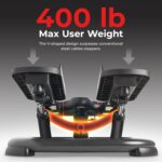 Sunny Health & Fitness 2-in-1 Premium Power Stepper with 400lbs Weight Capacity and Resistance Bands, Low-Impact Cardio, Space-Saving, Height-Adjustable, with Bluetooth and Free SunnyFit App - Image 3