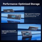 GEEKOM GT1 Mega AI Mini PC, with Intel 14th Gen Core Ultra 9 185H | 32GB DDR5 1TB NVMe SSD | Intel Arc Graphics | Dual 2.5G LAN & WiFi 7 | 8K Quad Display | Windows 11 Pro | 3-Year Warranty | SD Solt - Image 8