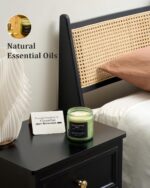 M&SENSE Eucalyptus & Mint Soy Candles for Home Scented, 11.6oz 70 Hour Burn Aromatherapy Candle Gift for Stress Relief, Meditation, Yoga, Relaxing SPA, Reusable Jar for Men and Women - Image 7