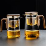 Enchanti Tea Pot, 800ML Witchcraft Magic Glass Teapot with Infuser Strainer and Lid for Loose Leaf Tea Herbal, Magnetic Water Separation Tea Maker Kettle Clear Enchantipot - Image 9