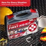 Swiss Safe 2-in-1 First Aid Kit for Car, Travel & Home, Businesses - Bonus Mini Kit for Medical Emergency Aid, Survival, Camping - FSA & HSA Eligible - 348 Pcs, Large Hardcase FAK - Image 10
