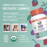 MaryRuth Organics Toddler Multivitamin Gummies + Postbiotics | USDA Organic | Vitamins for Kids Ages 2+ | Immune Support | Vitamin C | Vitamin D3 | Vitamin A | Zinc | Vegan | Non-GMO | 60 Servings - Image 9