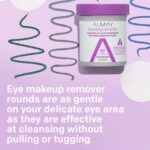 Almay Biodegradable Makeup Remover Pads, Longwear & Waterproof, Hypoallergenic, Fragrance-Free, Dermatologist & Ophthalmologist Tested, 80 Count - Image 7
