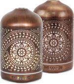 Earnest Living Essential Oil Diffuser Metal Diffuser 250 ml Timers Night Lights and Auto Off Function Home Office Humidifier Aromatherapy Diffusers for Essential Oils Gift - Image 7