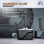 Tribe WOD Hammer Kettlebell 15-70lb + Adjustable | Cross Training Workout Equipment for Muscle Building, Cardio Fitness, Weights for Women & Men | Strength Training Kettlebells- New - Image 9