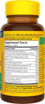 Nature Made Stress B Complex with Vitamin C and Zinc, Dietary Supplement for Immune Support, 75 Tablets, 75 Day Supply - Image 10
