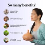Unwind Aromatherapy Essential Oil Blend - Calming Essential Oils for Diffusers for Home Travel and Baths with Invigorating Pure Bergamot Patchouli and Citrus Essential Oils for Stress Support - Image 4