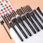 DUcare Professional Makeup Brushes Set 27Pcs Makeup Brush Set Premium Synthetic Kabuki Foundation Blending Face Powder Blush Concealers Eye Shadows Brushes - Image 8