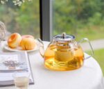 1200 ml/40 oz Glass Teapot with Infuser, Glass Tea Kettle Stovetop，Tea Pot with Infusers for Loose Tea, Tea Maker Gift - Image 6