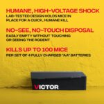 Victor Humane Mouse Traps Indoor for Home - M250BSR-2 - No Touch Electric Mouse Traps for Home, Pack of 2 - Image 4