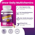 ProCare Health Bariatric Multivitamin 45mg Iron – Once Daily Capsule for Gastric Bypass, Sleeve & Post-Op Support – 90 Easy-to-Swallow Capsules, 3-Month Supply, No Artificial Colors, Gluten-Free - Image 7