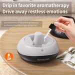Essential Oil Diffuser,Aroma Scent Diffusers for Home Fire Flame Aromatherapy Diffuser, 160Ml Ultrasonic Cool Mist Humidifier with 7 Color Led Lights Quiet Waterless Auto Shuts-Off - Image 6