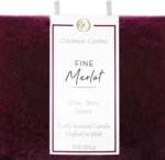 Colonial Candle Fine Merlot Scented Candle Jar, Highly Fragranced Candles for Home Scented, Mottled Wax Candle, 2 Wick, 8 oz - Made in The USA - Image 6