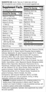 Centrum Silver Women's Multivitamin for Women 50 Plus, Multivitamin/Multimineral Supplement with Vitamin D3, B Vitamins, Non-GMO Ingredients, Supports memory and cognition in older adults - 65 Ct - Image 12