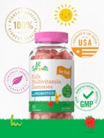 Carlyle Kids Multivitamin Gummies with Probiotics | 60 Chewables | Berry Flavor | Vegetarian, Non-GMO, Gluten Free Children's Supplement | by Lil' Sprouts | Packaging May Vary - Image 7