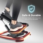 Sunny Health & Fitness 2-in-1 Premium Power Stepper with 400lbs Weight Capacity and Resistance Bands, Low-Impact Cardio, Space-Saving, Height-Adjustable, with Bluetooth and Free SunnyFit App - Image 6