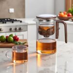 Enchanti Tea Pot, Creative Witchcraft Magic Glass Teapot, Detachable Loose Tea Glass Tea Infuser, Ideal for Tea Steeper -20oz (approx. 600 ml) - Image 3