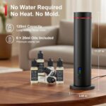 Waterless Diffuser, 1000 Sq.Ft Coverage, Essential Oil Diffuser with Tilt-Safe, Remote Control, Adjustable Mist Mode, Mood Lights Aromatherapy Diffuser for Home, Large Room, Office, Hotel, Black - Image 7