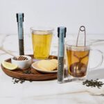 Thoughtfully Gourmet, Tea Therapy Infusion Gift Set, 7 Unique Flavors and Reusable Copper Ball Infuser, Loose Leaf Tea Set Flavors Include Peppermint, Jasmine, Vanilla Chai and More, Set of 7 - Image 3
