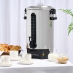 Homecraft 100-Cup Coffee Urn and Hot Beverage Dispenser with Dripless Faucet, Quick-Brewing, Stainless Steel - Image 8
