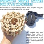 Physical Therapy Finger Ladder for Shoulder Rehab, Over Door/Wall Finger Ladder Physical Therapy for Joint/Muscle Pain Relief, Rehab Equipment for Frozen Shoulder, Rotator Cuff Surgery, Chronic Pain - Image 3
