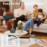 300ML Essential Oil Diffuser,Ultrasonic Aromatherapy Diffuser, 7-Color Gradient Lights, Remote Control, 8 Hours Run Time, Suitable for Home,Office - Image 7